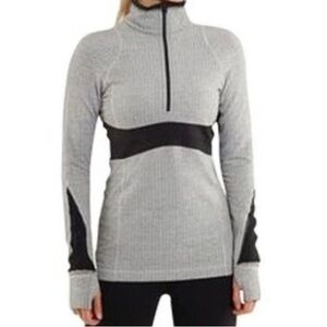 Lululemon Full Tilt Half Zip Herringbone Pullover